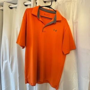 Under Armour Men's Bright Orange Polo